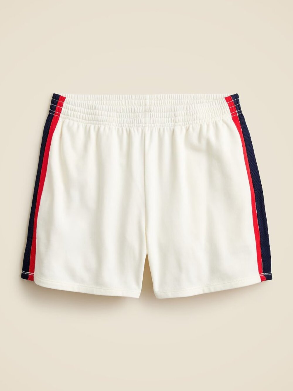 2/$30 J. Crew Terry Boxer Short With Stripes White Medium #A3659 - Picture 5 of 12